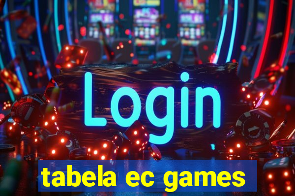 tabela ec games